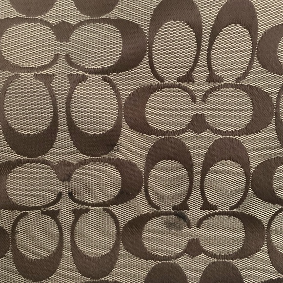 Coach Poppy Tartan Plaid Large Glam bag Purse - Picture 4 of 7